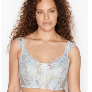 VICTORIA'S SECRET‎ Dream Angels Lacy Corset Top Size Medium Coquette Romantic